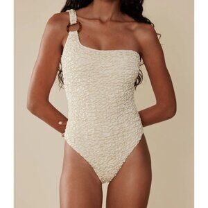 Juillet Jessi One Piece Swimsuit Womens S Lux Crinkle Classy Chic Feminine Yacht